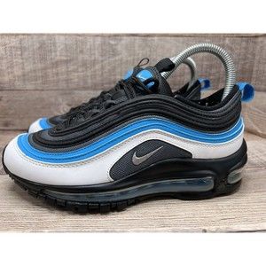 NIKE AIR MAX 97 (GS) WHITE-NEUTRAL GREY-DARK 921522-106 Youth Sz 4Y Women Sz 5.5